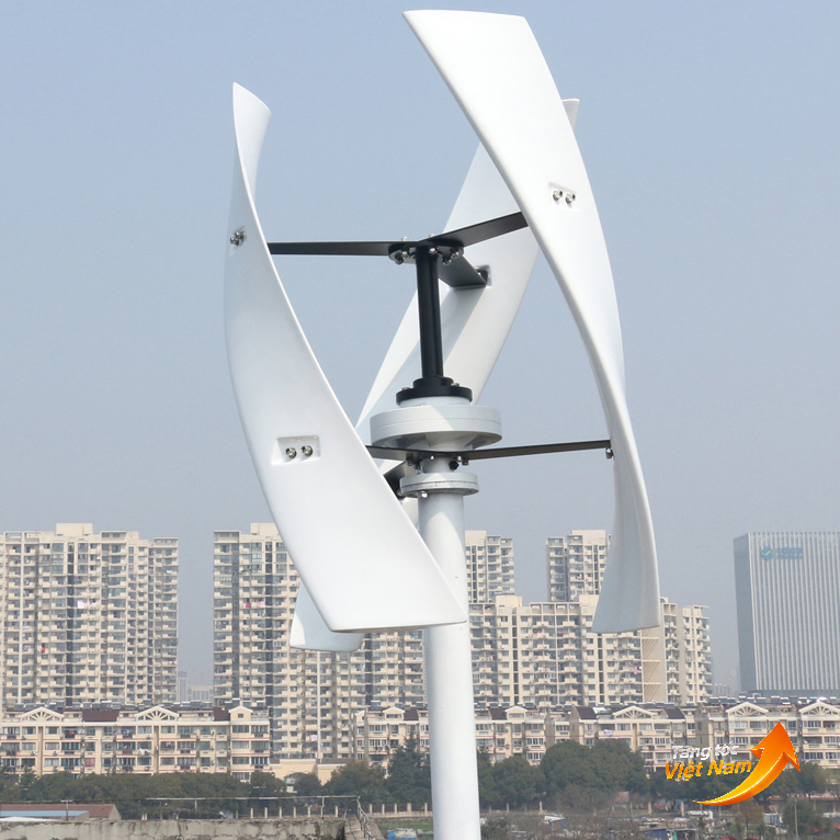 Tuabin điện gió trục đứng X-10kW - 80kg