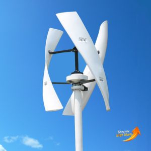 Tuabin điện gió trục đứng X-3000W - 45kg